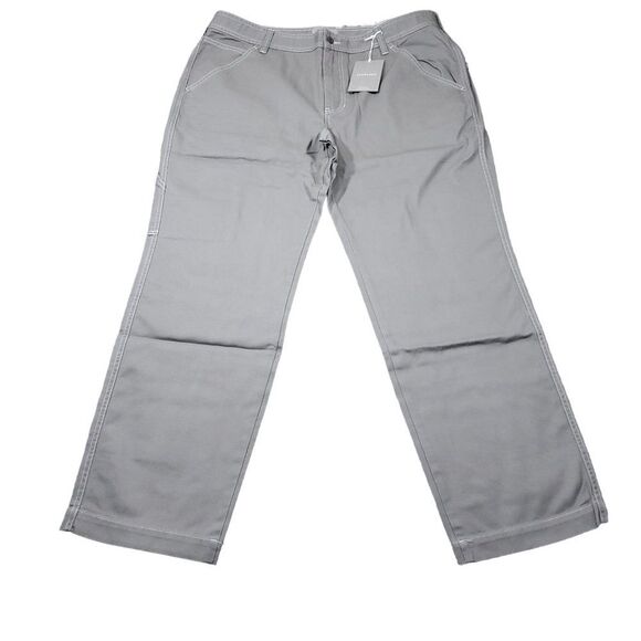 Everlane Chore Pants Gray Shale Men's Size 40 x 32 Carpenter Work Cotton - Picture 2 of 11